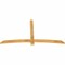 Ekena Millwork Bellingham Rough Sawn Timber Gable Bracket, Western Red Cedar, 84"W x 45"H x 2"D x 4"F, 13/12 Pitch GBW084X45X0204BEL00RWR - alternate 5
